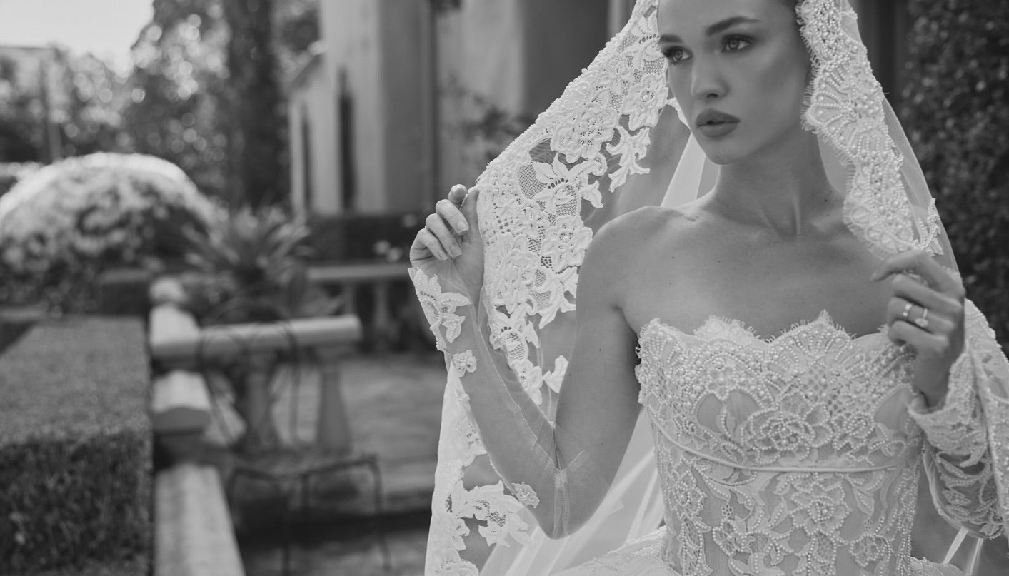 Steven Khalil Natalia Ballgown – Lace & Mikado Elegance