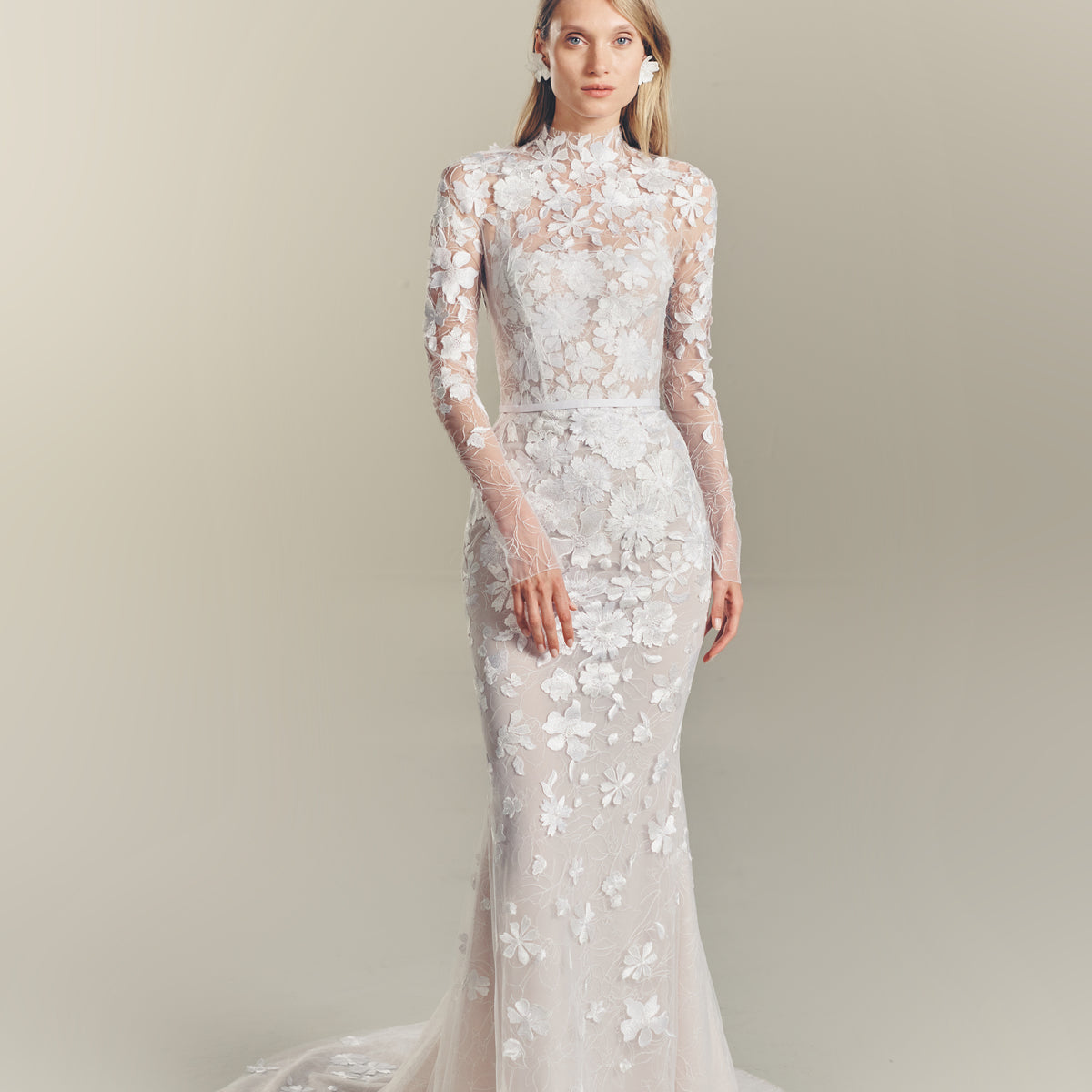 Mira Zwillinger Ness Lace Topper with Detachable Sleeves Mira Zwillinger Ness Lace Topper with Detachable Sleeves